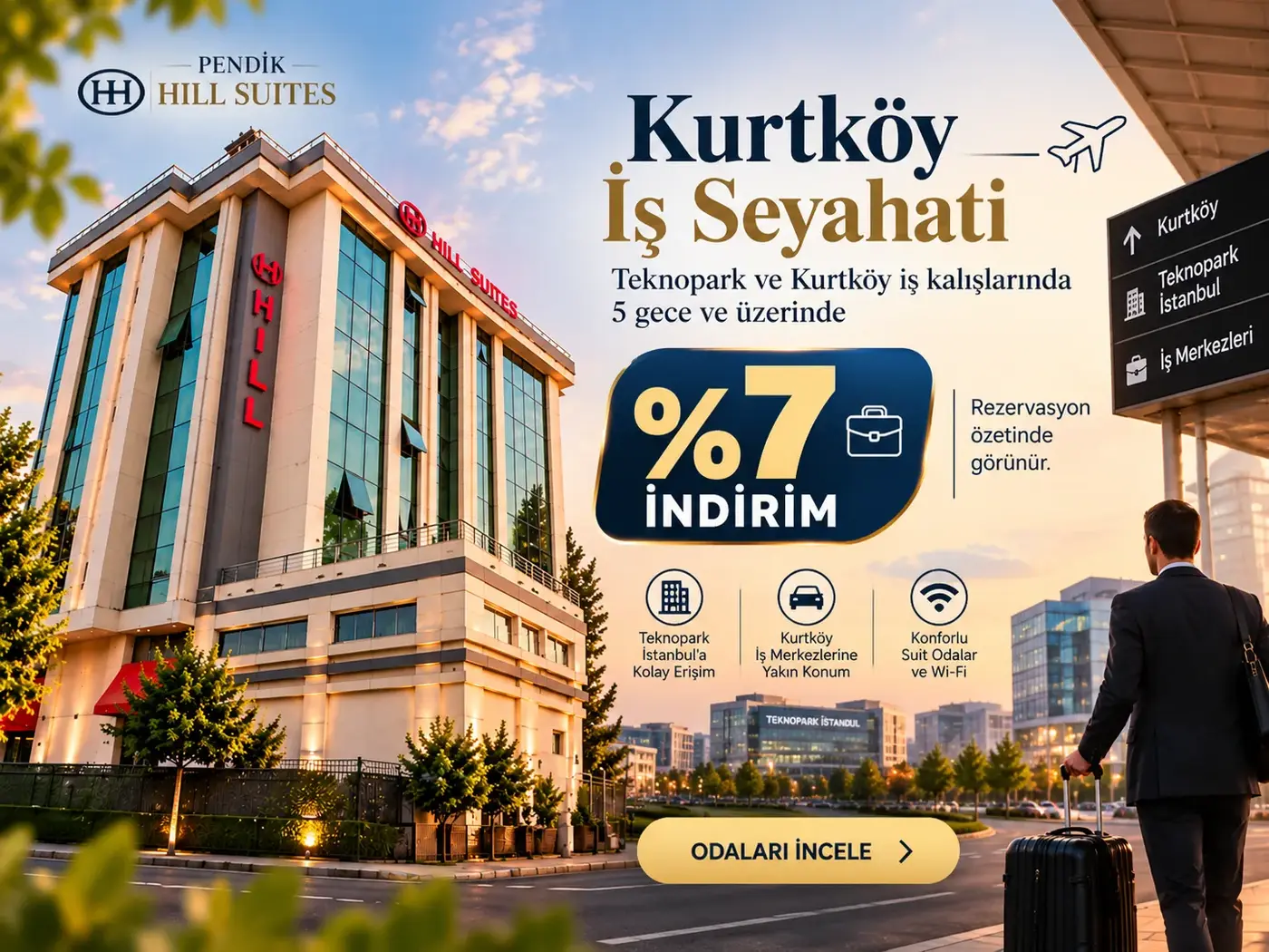 Kurtköy iş seyahati 5 gece %7
